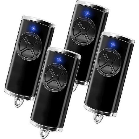 Télécommande de portail 868MHz, Lot de 4, Compatible Hormann HSE-4-868-BS, Émetteur sans fil pour ouverture de garage (1/5)