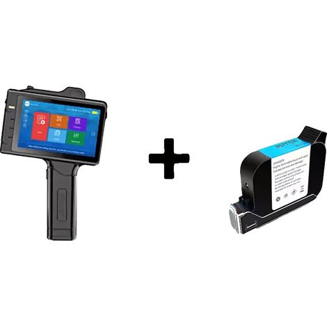 Handheld-Tintenstrahldrucker, tragbare Kennzeichnungsmaschine, vielseitige Druckmöglichkeiten, S10 mit 1 Tinte (1/2)