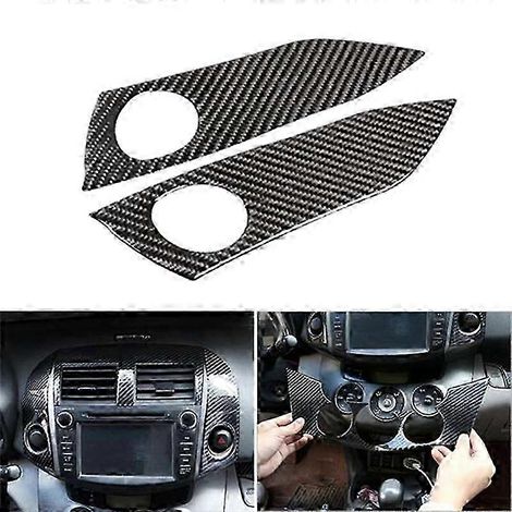 Mittelkonsole mit Carbonfaser-Aufkleber für Toyota RAV4 RAV 4 06-12 (Autobahn)