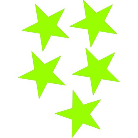 Adesivo Fluorescente Stella (Verde) (1/5)