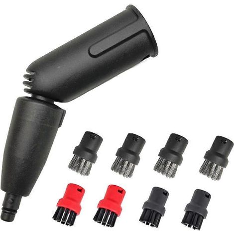 Für Kärcher SC1 SC2 SC3 SC4 SC5 SC7 Dampfturbinendüse mit 8 x Bürsten Dampfreiniger Zubehör 28631590 (1/5)