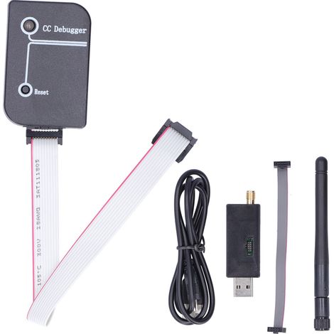 Lot CC2531 Programmer RF 2.405-2.485GHz Antenne Câble USB Accessoire Module Debug (1/5)