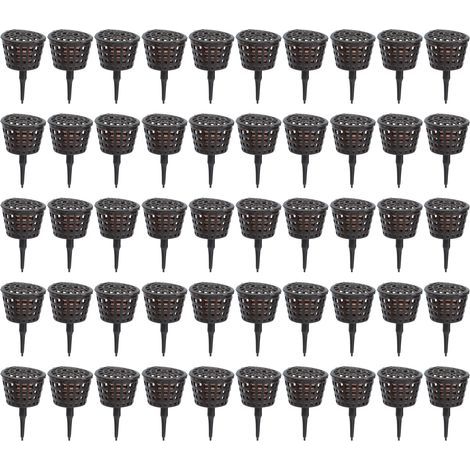 50 pièces panier d'engrais en plastique robuste Durable plantation bote de fertilisation pour plantes en pot maison balcons jardin (1/5)