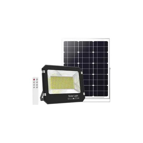 Faretto Led Con Pannello Solare 1500lm Con Telecomando 10a Carico Dh 81.765/1500/sol
