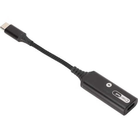 Adaptateur Double USB-C PD 60W avec Prise Casque pour Charge Rapide et Écouteurs (1/5)