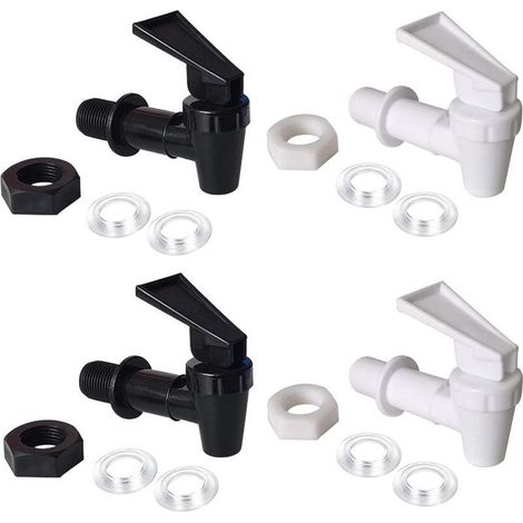 4 jeux de robinets en plastique – valves de rechange pour seaux d'eau froide, bouilloires et canettes – réutilisables (1/5)