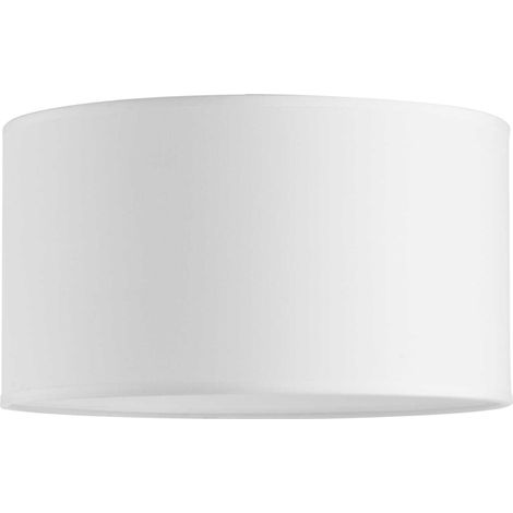 Paralume Cilindro Set Tessuto Bianco D70 (1/2)