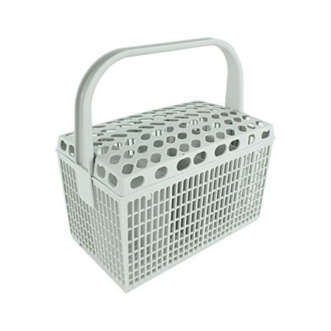 Cesta para cubiertos de lavavajillas Ikea, rejilla de plástico (gris claro)