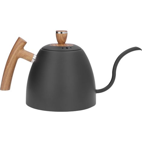 Bouilloire Cafetière 800ml Bec Verseur Col de Cygne Acier Inoxydable Antirouille Poignée Ergonomique (1/5)