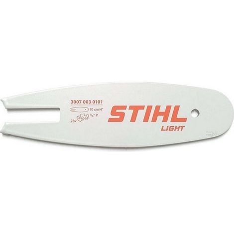 Stihl – Guide chaîne tronçonneuse scie à main 10cm – Pas 1/4 – Jauge 1.1mm (043) – 28 dents pour coupe précise (1/3)