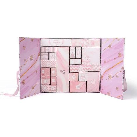 Coffret cadeau surprise de Noël 2025, calendrier de l'Avent 24 jours, emballage cadeau pour la veille de Noël, cadeau à faire soi-même (1/5)