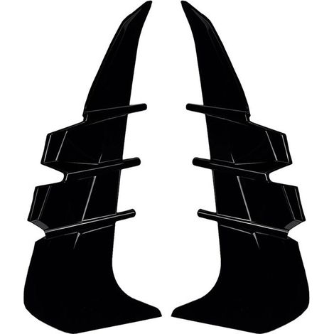 Spoiler laterali per le prese d'aria per GR86 e BRZ 2022+, nero lucido.