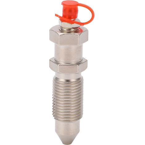 Graisseur professionnel en acier inoxydable P14129CX130, valve de graissage de rechange pour excavatrice JCB et John Deere, robuste et durable. (1/5)