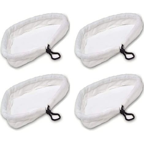 Panni di ricambio lavabili e resistenti per pulitori a vapore, confezione da 4, cuscinetti di ricambio triangolari per pulitori a vapore, adatti a molti usi