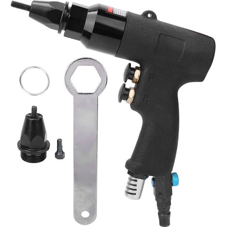Pistolet à riveter pneumatique M5-M6, clé à rivets à air, outil manuel professionnel, 700 tr/min, pour écrous sertis, visserie, atelier, bricolage. (1/5)