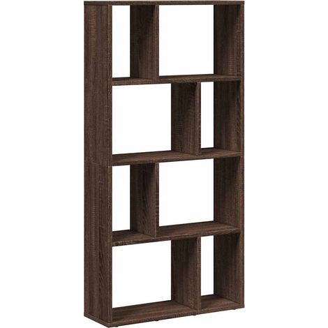 Maison Exclusive - Bücherregal Braun Eichen-Optik 60x20x120,5 cm