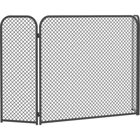 Pare-étincelles de sécurité pour cheminée, pare-étincelles pliable en 3 parties, 100 x 51 cm (1/5)