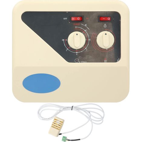 Contrô Leur Externe de Poêle de Chauffe-Sauna en Plastique PP avec Fil de Sonde de Température pour Chauffe-Sauna 3-9KW 220V (1/5)