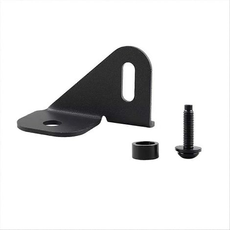 Support latéral gauche de support d'antenne radio pour capot de voiture, fixation robuste en métal, montage facile, compatible avec divers modèles, pièce de rechange durable. (1/5)