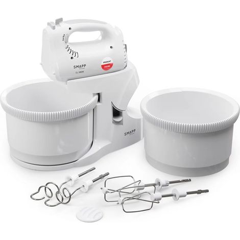 Batteur à main SMAPP 2 bacs blanc (1/5)