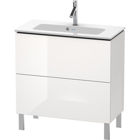 Duravit L-CUBE Mobile lavabo compatto 704x820x391mm cemento