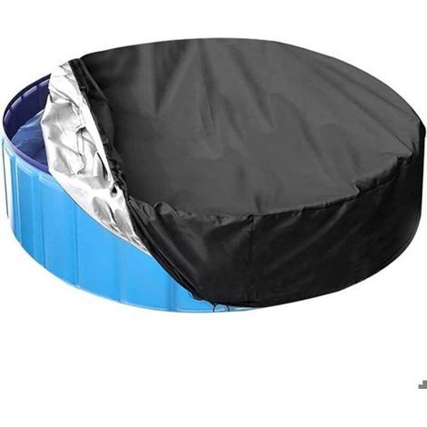 Runde Poolabdeckung, runde Whirlpoolabdeckung, wasserdicht, staubdicht, Schutzplane, passende Schutzhülle (1/5)