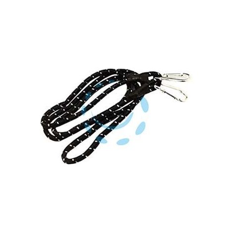 CORDA ELASTICA CON MOSCHETTONI MM.10X1,5MT - ø mm.10 x mt.1,5