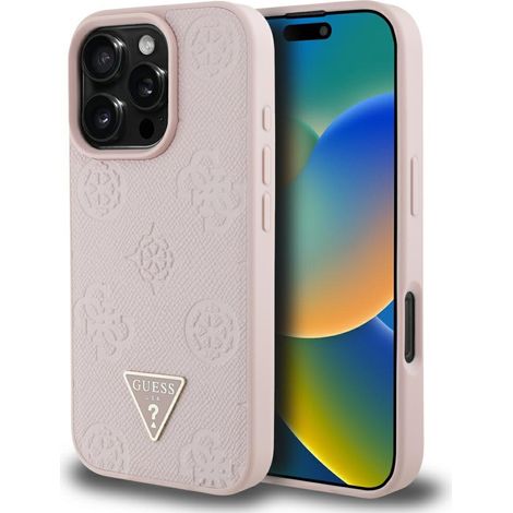 Custodia - iPhone 16 Pro Guess Case - MagSafe rosa (1/5)