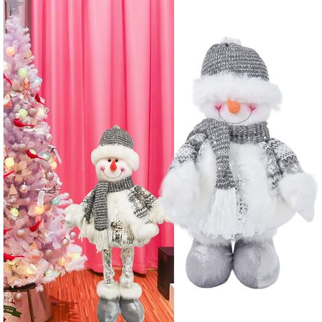 Poupée Bonhomme de Neige Rétractable - Décoration de Noël et Cadeau Festif (1/5)