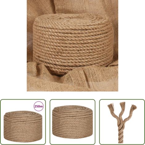 Jute Seil - Seil 100% Jute 14 mm 250 m (1/5)