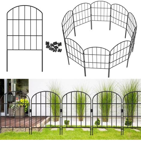 Clôture de jardin Clôture d'étang, Set Clôture d'étang, x panneau de clôture pliant paysager, barrière d'animaux à la frontière extérieure de la Cour (1/5)