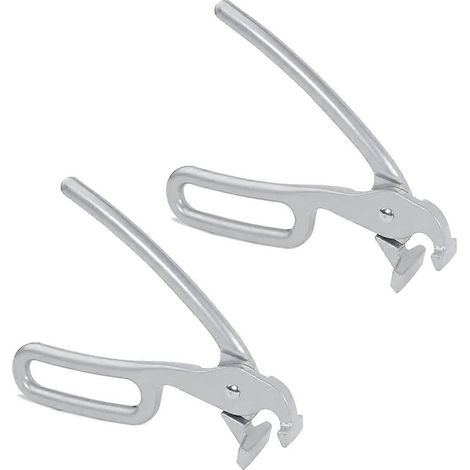 Pinces à pizza 2024 pour moules à pizza profonds, pinces robustes en aluminium moulé, pinces à wok pour pizzas chaudes au four (1/5)