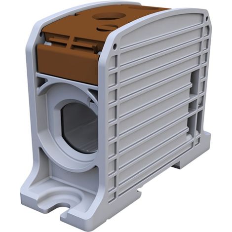 Gewindeschienenverbinder STB 185 Al/Cu 87810 Simblock, braun (1/4)