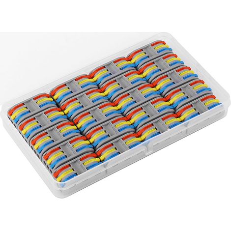 20 connecteurs rapides PCT-2-3 pour câbles électriques 1128AWG, bloc terminal conducteur, lot de 20 pièces (1/5)