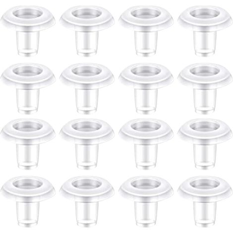 CCYKXA 50-Piece Set of Accessories for Sheer Venetian Blinds: Plastic Blind Clips, End Caps, Fixing Caps for Home or Office, Stable Bottom Rail Support