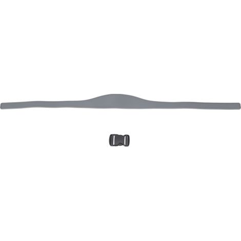 Guide de Coupe de Cheveux en Silicone, Modèle Courbé Respirant pour Hommes et Garçons, DIY à Domicile, Coupe Précise, Gris (1/5)