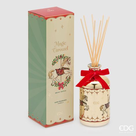 EDG Enzo De Gasperi Profumatore Bottiglia Cinnamon 500 ml H18 Ø10 cm – Profumo per Ambiente (1/2)