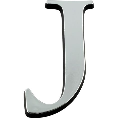 Lettre J Argent Hauteur 25mm - 4620626 (1/2)