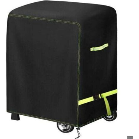 1 Housse Barbecue, Tissu Oxford 420D, Résistant Eau Vent Soleil, 90x70x110 cm, Jardin Terrasse (1/4)