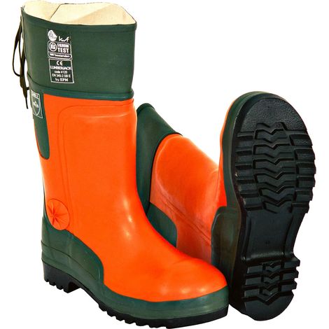 Botas forestales de goma anticorte con excelente agarre 001001079A