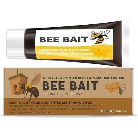 Beekeeping Gel Tool Attracting Bees, Bait for Bees, Bee Traps, Outdoor Wild Bee Sensor, Beekeeping Equipments, for Farm, 10 ml (1/5)