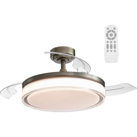 Ventilador LED con aspas plegables Oroel Cuero CCT (45W) (1/5)