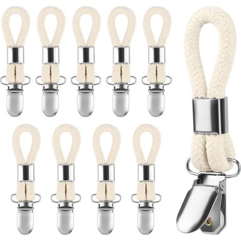 Bardusch-10 accroches-torchon avec boucles, pour armoires et salles de bains, suspendre serviettes facilement (1/5)