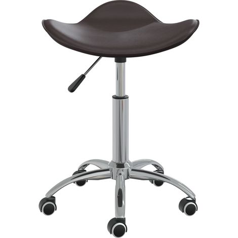 Maison Exclusive - Sedia da Ufficio Marrone in Similpelle