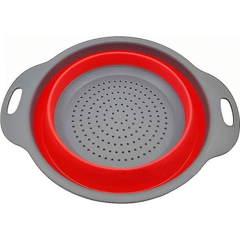 1 passoire pliable rouge pour fruits et légumes