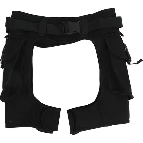 Shorty De Plongee 2.5mm Ouvert Dos, Short Aquatique pour Snorkeling XL (1/2)
