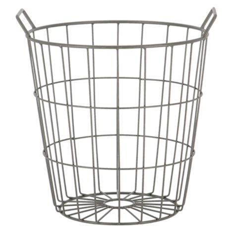 Panier en métal avec poignées - Argenté - 15 L - Livraison gratuite (1/2)