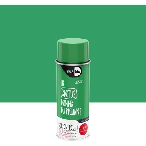 Bombe de peinture Relook tout MAISON DECO cactus brillant 400 ml (1/3)