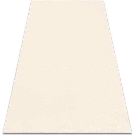 Modern washing carpet LINDO cream, anti-slip, shaggy beige 80x150 cm