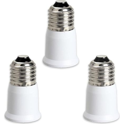 FINELED Lot de 3 adaptateurs de douille E27 pour douille de lampe (1/5)